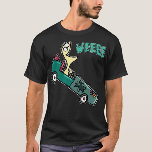 Go Kart Cheese Fosters Home for Imaginary Friends T_Shirt