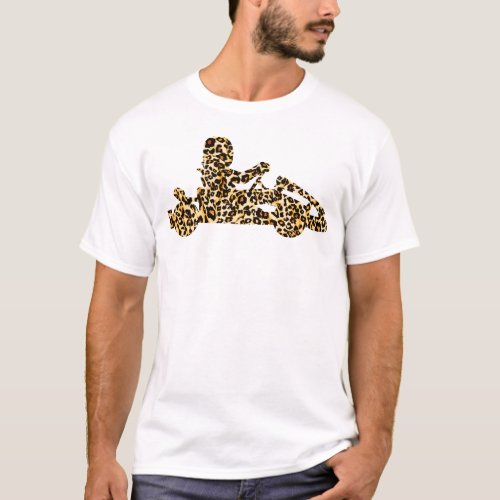 Go Kart Go Kart Leopard Leopard Cheetah T_Shirt