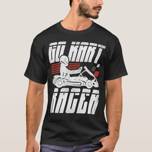 Go Kart Go Kart Racer Vintage T_Shirt