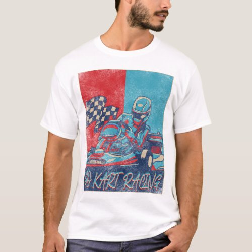 Go Kart Go Kart Racing Retro Vintage T_Shirt