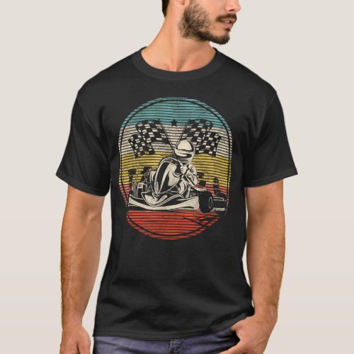 Go Kart Go Kart Retro Retro Vintage T_Shirt