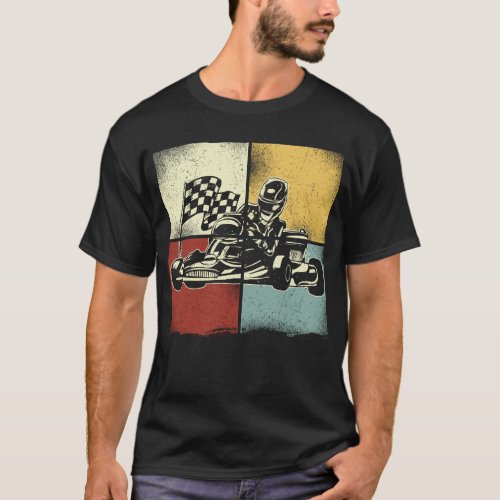 Go Kart Go Kart Retro Retro Vintage T_Shirt