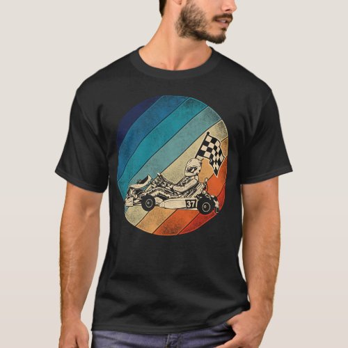 Go Kart Go Kart Retro Retro Vintage T_Shirt