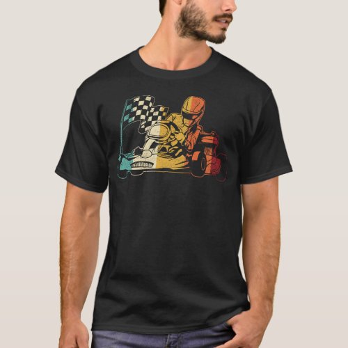 Go Kart Go Kart Retro Retro Vintage T_Shirt