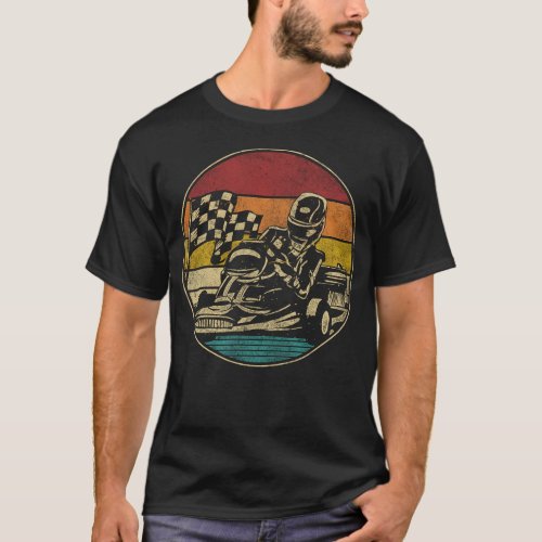 Go Kart Go Kart Retro Retro Vintage T_Shirt