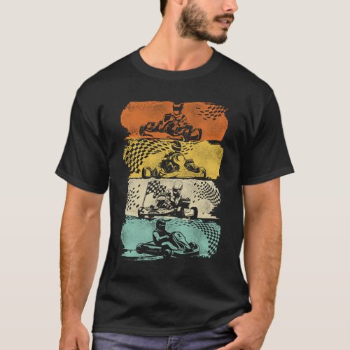 Go Kart Go Kart Retro Retro Vintage T_Shirt