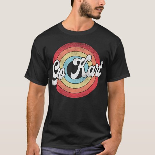 Go Kart Go Kart Retro Vintage T_Shirt