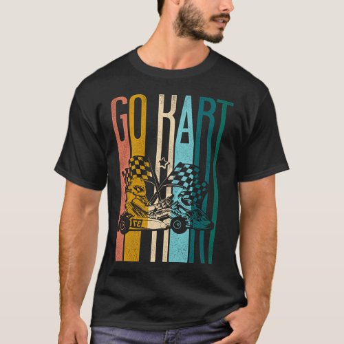 Go Kart Go Kart Retro Vintage T_Shirt