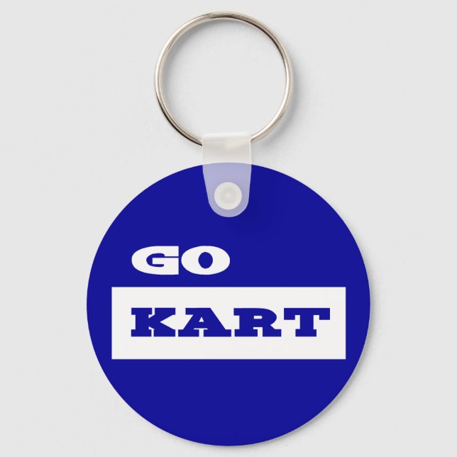 Go Kart Keychain (Front)