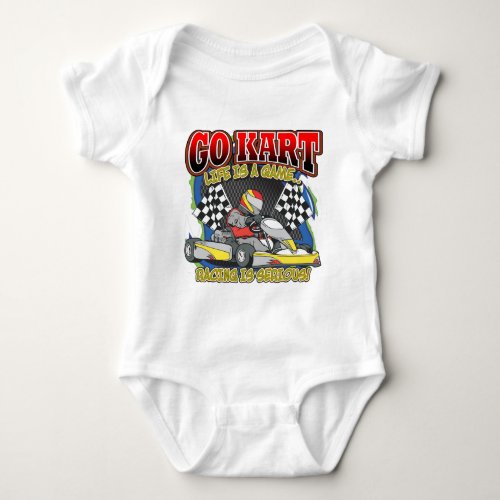 Go Kart Life Baby Bodysuit