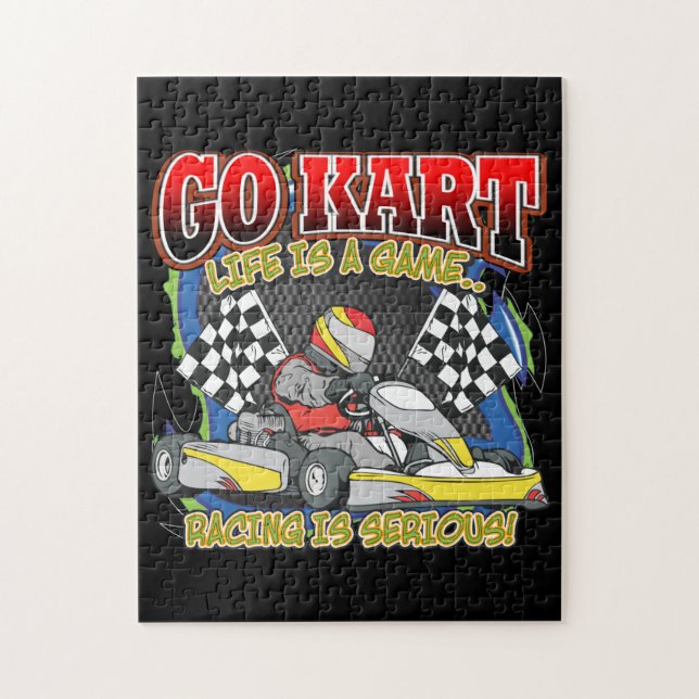 Go Kart Life Jigsaw Puzzle (Vertical)