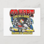 Go Kart Life Postcard