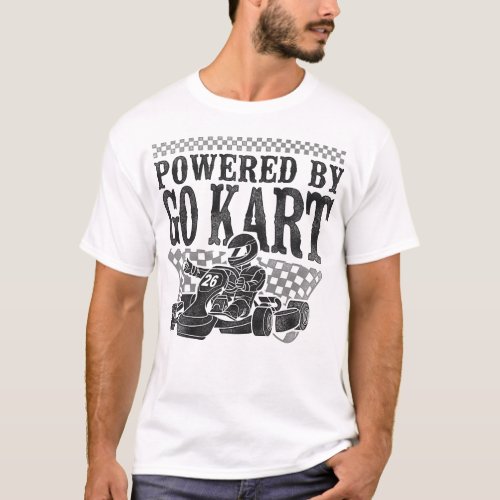 Go Kart Powered By Go Kart Vintage T_Shirt
