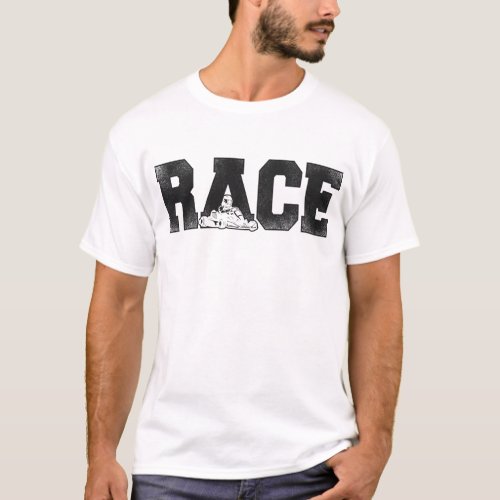 Go Kart Race Vintage T_Shirt