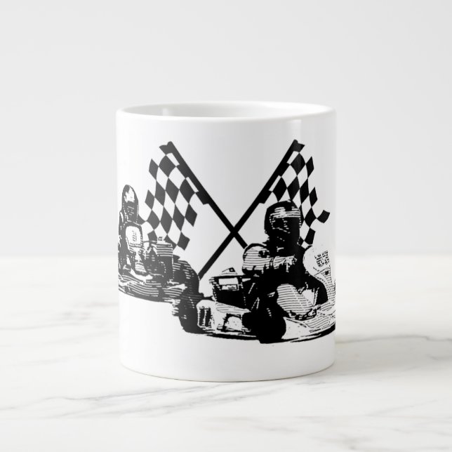  Go Kart Racers    Giant Coffee Mug (Front)