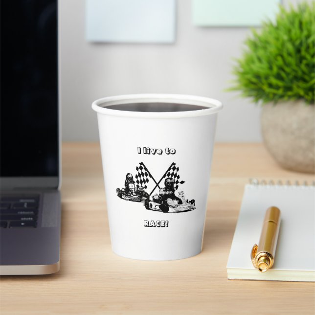  Go Kart Racers   Paper Cups (Insitu)