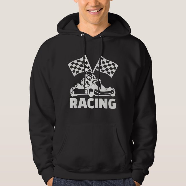 Go Kart racing  Hoodie (Front)
