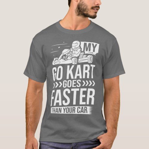 Go Kart Racing Indoor Karting Racer Electric Off R T_Shirt