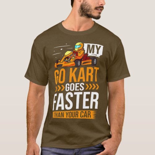 Go Kart Racing Indoor Karting Racer Electric Off R T_Shirt