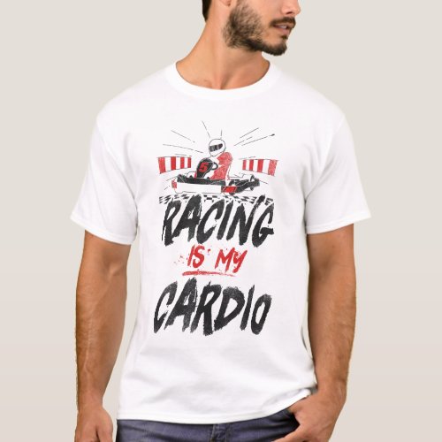 Go Kart Racing Is My Cardio Vintage T_Shirt