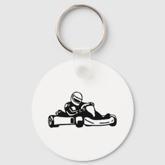 Go Kart Racing Keychain