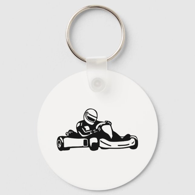 Go Kart Racing Keychain (Front)