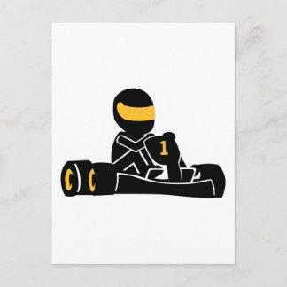 Go Kart racing Postcard