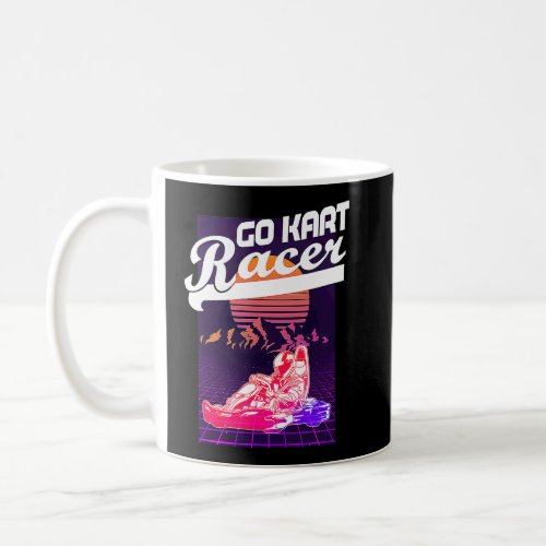 Go Kart Racing Road Karting Go Cart Racer  Coffee Mug