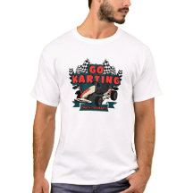 Go Kart Racing Shirt.Racing Tee,Checkered