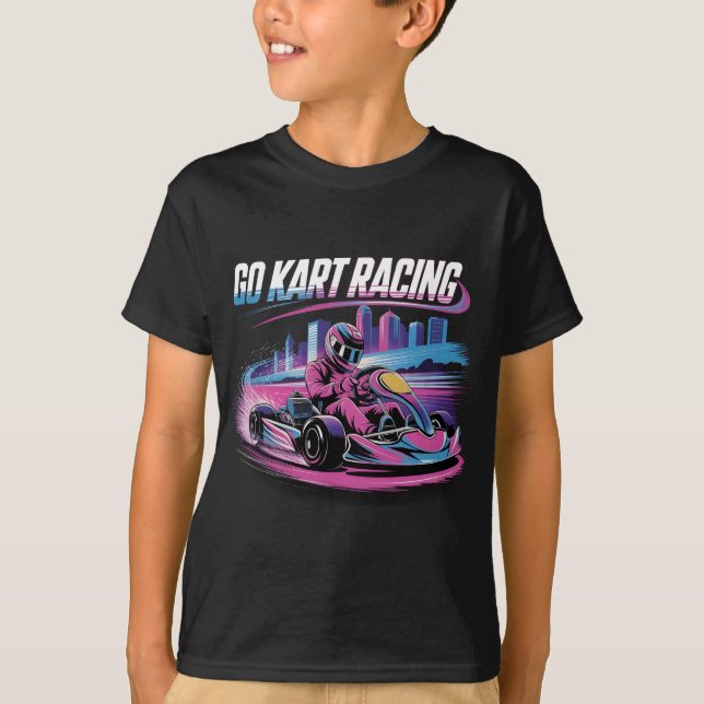 Go Kart Racing T-Shirt (Front)