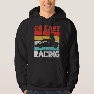 Go Kart Racing Vintage Retro  Hoodie