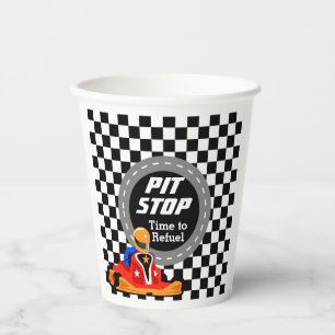 Go Kart time to refuel Paper cup
