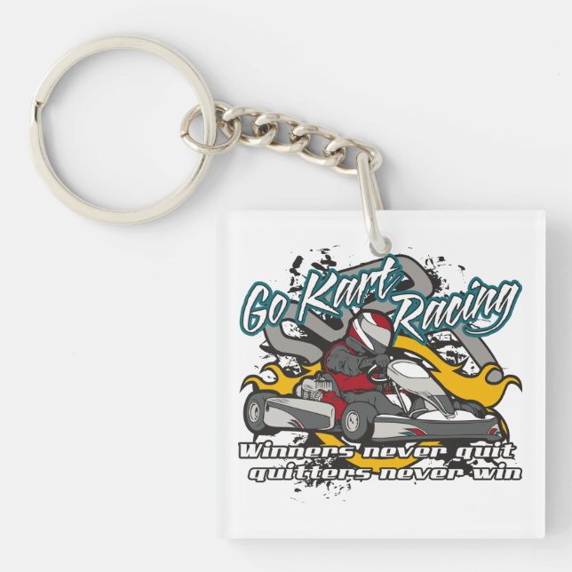 Go Kart Winners Keychain (Front)