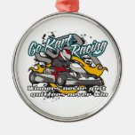 Go Kart Winners Metal Ornament
