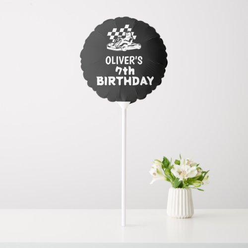 Go karting racing car boy birthday  balloon