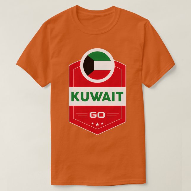 GO KUWAIT T-Shirt (Design Front)