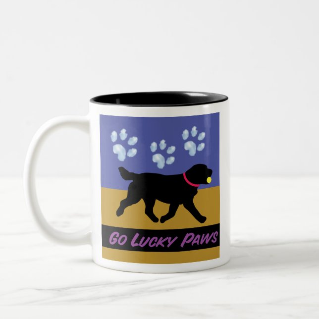 Go Lucky Paws Mug (Left)