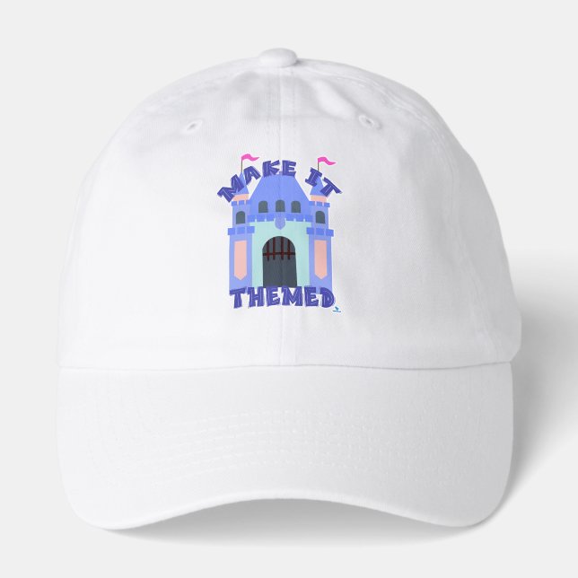 Go Make It Themed Castle Park Fun Design Hat (Front)