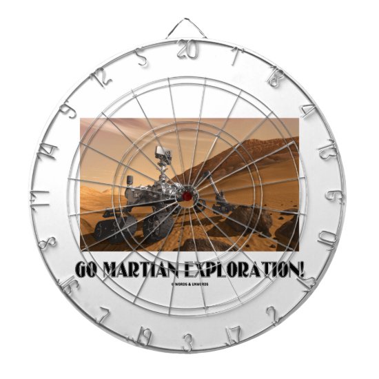 Go Martian Exploration! (Mars Rover Curiosity) Dart Board