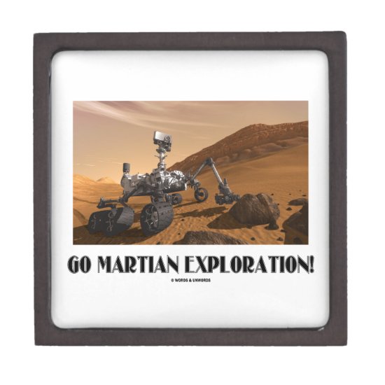 Go Martian Exploration! (Mars Rover Curiosity) Jewelry Box