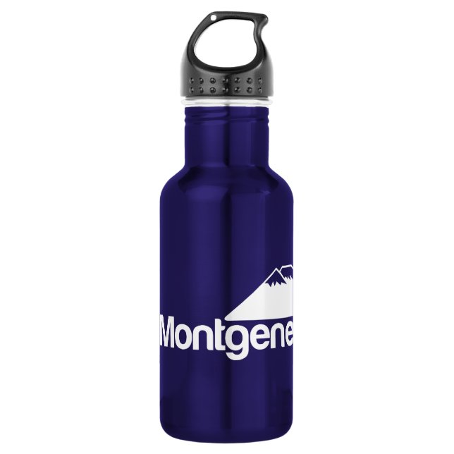 Go Montgenevre Stainless Steel Water Bottle (Front)