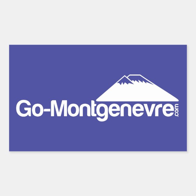 Go Montgenevre Sticker (Front)