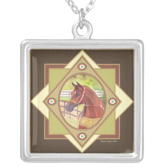 Go Native Arabian Horse Necklace (Front)