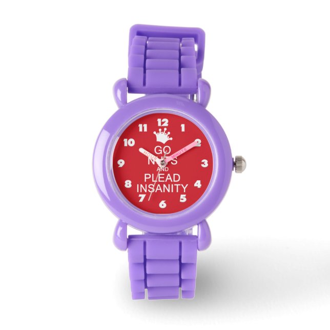 GO NUTS custom color watches (Front)