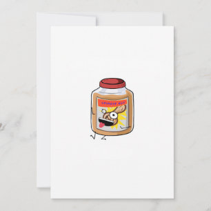 Go Nuts, peanut butter themed Invitation