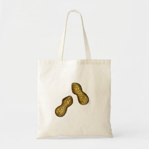 Go Nuts Peanuts Peanut Nutty Snack Food Tote Bag