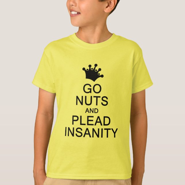 GO NUTS shirt - choose style & color (Front)