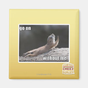 Go on withouth me magnet
