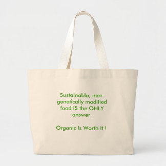 Go Organic Large Tote Bag