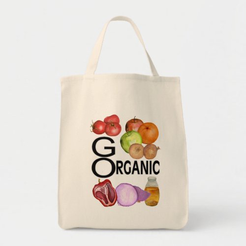 go organic tote bag